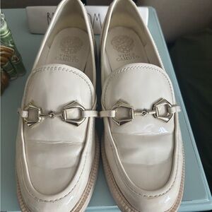 Vince Camuto Cream Loafers